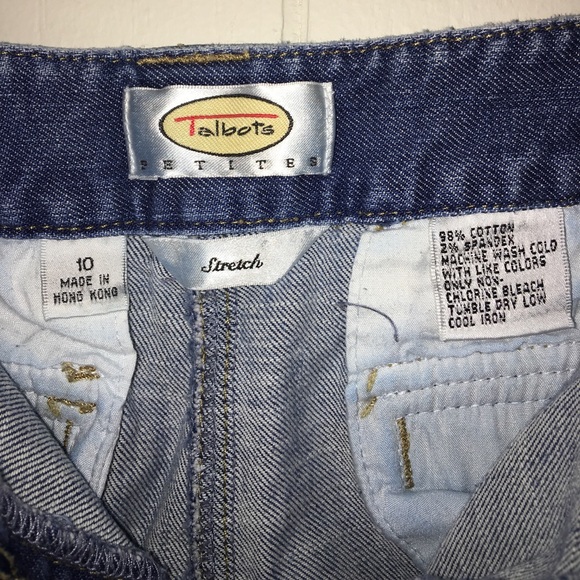 Talbots Women’s Stretch Cropped Jean Size: 10 - Picture 4 of 6